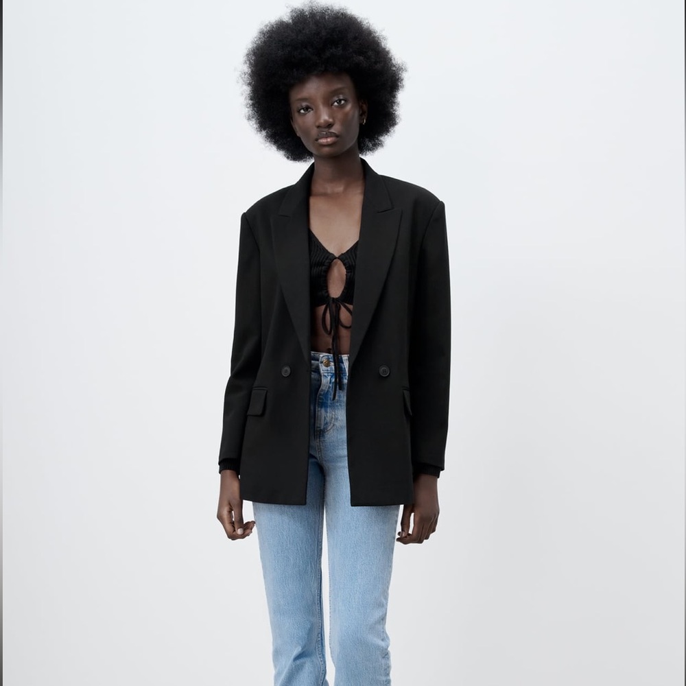 New with tags oversized black Zara blazer